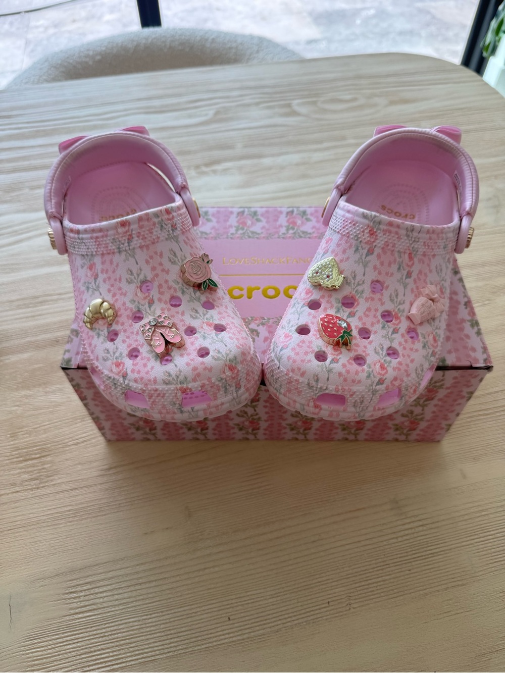 CROCS Big Kids LoveShackFancy Classic Clogs